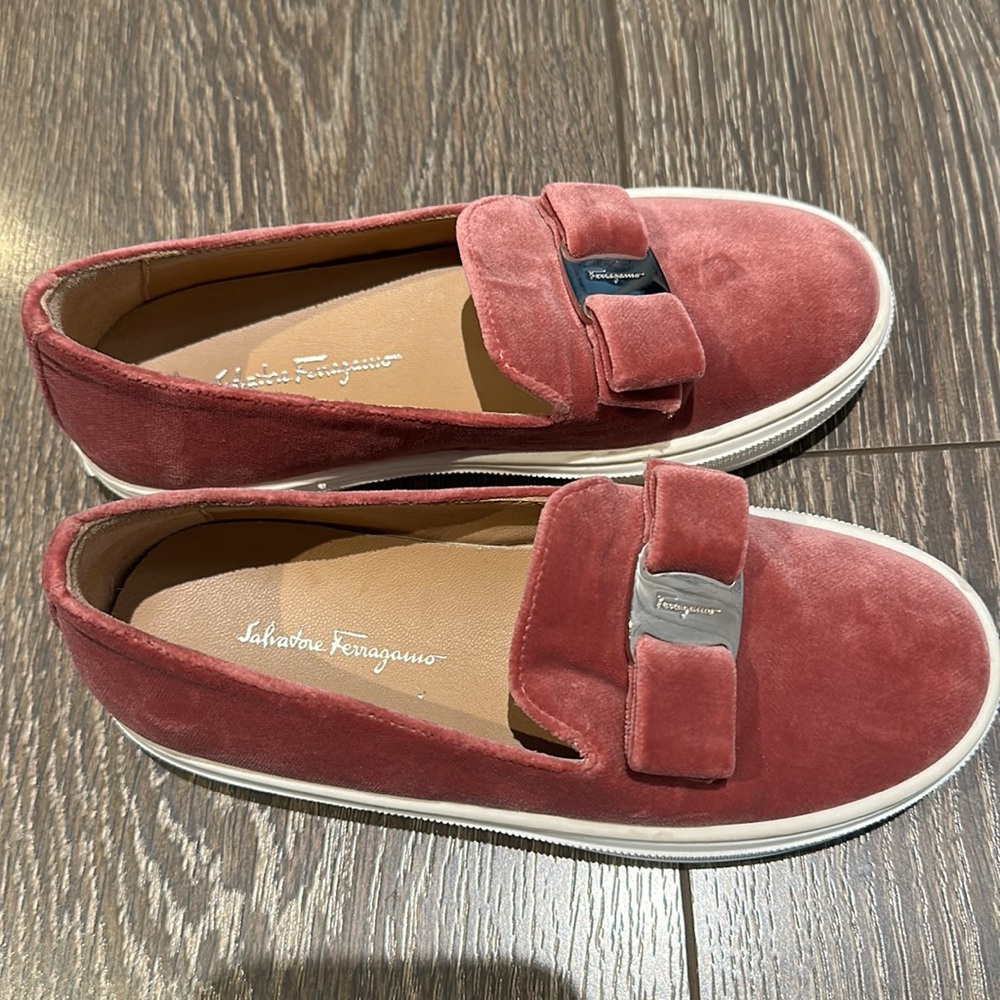Brand new Ferragamo little girls sneakers